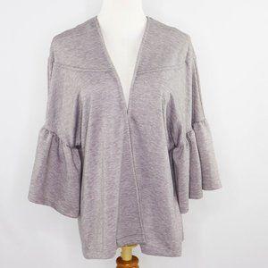 Anthropologie Pebble and Stone grey knit cardigan